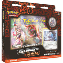 Load image into Gallery viewer, Pokemon TCG Champion&#39;s Path Pin Collection - Ballonlea, Spikemuth &amp; Hammerlock Gyms