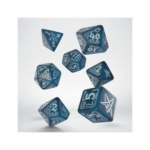 Q-Workshop Call of Cthulhu Abyssal & White Dice Set