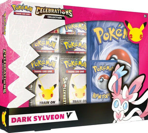 Pokemon TCG 25th Anniversary Celebrations Collection Lance's Charizard V / Dark Sylveon V