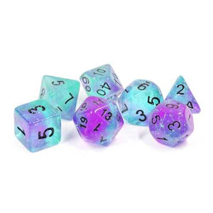 Sirius Dice Peacock Glowworm Polyhedral Dice Set