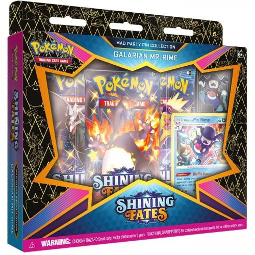 Pokemon TCG Shining Fates Mad Party Pin Collection