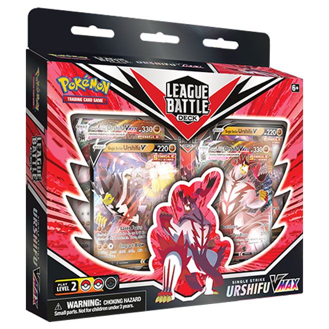 card game pokemon tcg rapid strike urshifu vmax battle deck NIB *Pokemon League This attack does 120 damage to 2 of your opponents Pokemon 2021 Pokemon Sword & Shield