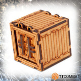 TTCombat Tabletop Scenics - Sci-fi Gothic Freighter Graveyard Small Containers