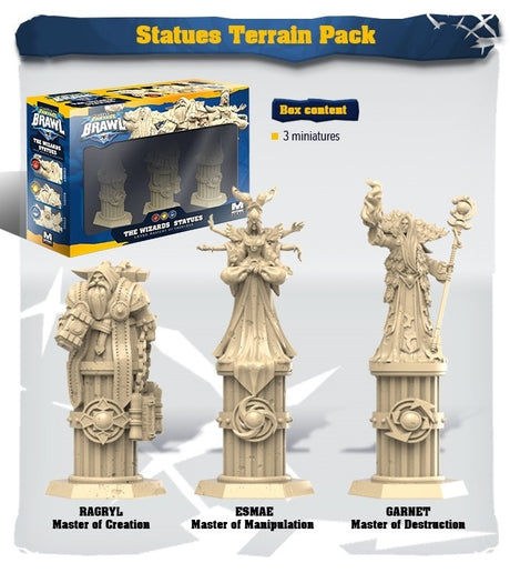 Super Fantasy Brawl - The Wizards Statues Expansion