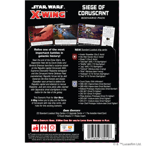 Star Wars X-Wing Siege of Coruscant Battle Pack