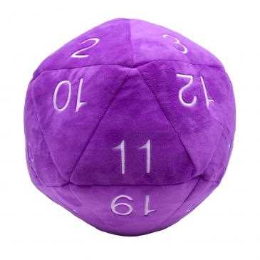 Purple Jumbo D20 Plush