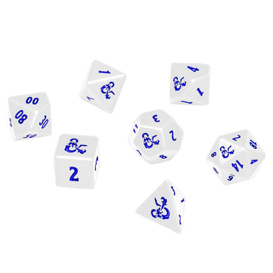 Heavy Metal D&D Icewind Dale RPG 7 Dice Set White