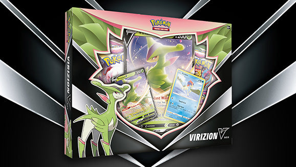 Pokemon TCG Virizion V Box Travelling Man UK Pokemon TCG Virizion V Box Travelling Man UK