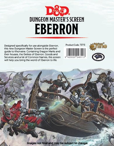 Dungeons & Dragons Eberron DM Screen