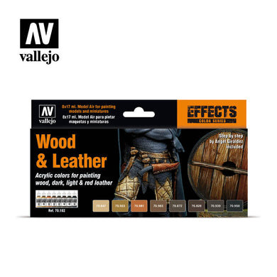 Vallejo Model Color Set - Wood & Leather