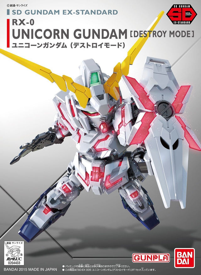 SD Gundam Unicorn Destroy EX STD 005 Model Kit