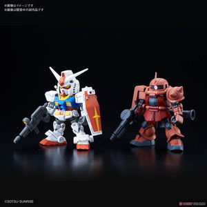 SD Cross Silhouette RX-78-2 & Zaku II Gundam Model Kit