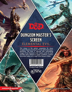 Dungeons & Dragons Elemental Evil DM Screen