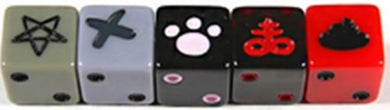 The Binding Of Isaac Unholy Rollers Custom Dice Set