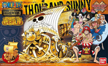 Load image into Gallery viewer, One Piece Grand Ship Collection Thousand Sunny Gold Colour Ver Model Kit