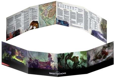 Dungeons & Dragons Rage Of Demons DM Screen