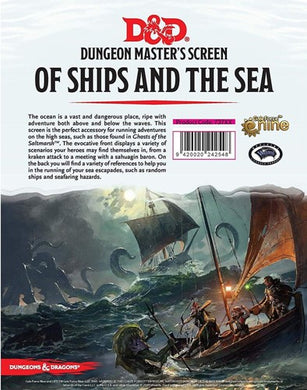 Dungeons & Dragons Of Ships And Of Sea DM Screen
