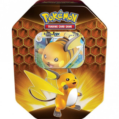 Pokemon TCG Hidden Fates Tin Charizard / Gyarados / Raichu