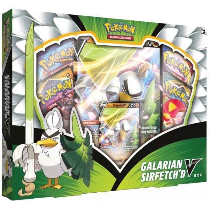 Pokemon TCG Galarian Sirfetch'd V Box