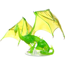 Load image into Gallery viewer, D&amp;D Icons of the Realms Adult Emerald Dragon Premium Figure