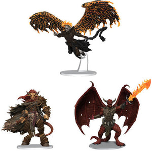D&D Icons of the Realms Miniatures Archdevils Bael, Bel and Zariel